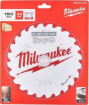 Milwaukee diskinis pjūklas medienai 190x30 mm, 24 dantys