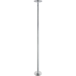 Pole dance stulpas, Fitness silver dance 282 cm, sidabrinis