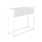 Metalinis vazonas FIORINA 100x30x80 - baltas