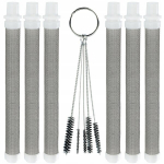 Komplektas Filtras + Valymo &scaron;epetėliai &ndash; 60 Mesh, Tinka dažymo įrangai, Ilgis 96.8 mm