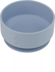 Silikoninis dubenėlis Moomin, sky blue, 4+ mėn