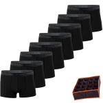 Vyri&scaron;ki apatiniai organizatoriuje, juodos, 8 vnt.