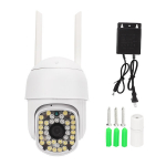 Kompiuterio (WEB) kamera 2.4G 5G WiFi namų apsaugos kamera su 2 krypčių garsu, IR naktiniu matymu, judesio aptikimu, signalizacija, pakreipimu, belaidžiu IP kamera, skirta namų JAV ki&scaron;tuku