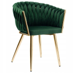 Kėdė Fluxar home CH-1037, žalia/aukso