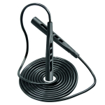 Jumping ropes,Speed Rope, Lightweight PVC Skipping-Free Jump Rope for Boxing, Fitness, Martial Arts,Black handle + black rope