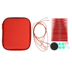 Nėrimo įrankiai, mezgimo adatų rinkinys, įvairūs dydžiai, nuimamas apskritas keičiamas nėrimo rinkinys