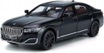 Modelis BMW 7 Black 1:24 su &scaron;viesa ir garsu ant baterijų Black, Collection modeliai