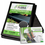 Stora agrotekstilė nuo piktžolių, 50 g/m&sup2;, juoda, 1,1 x 20 m, GF Agro