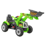 Vienvietis vaiki&scaron;kas elektrinis traktorius Kingdom, žalias