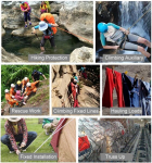 Turistinė įranga, drabužių ir avalynės priežiūros priemonės,Lauko laipiojimo lynas - Statinė laipiojimo uolomis įranga | Pabėgimo virvė, ugniagesių gelbėjimo para&scaron;iutas, laipiojimas ledu, mėlynas &ndash; 1/3 colio x 32 pėdos