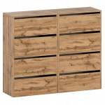 Batų lentyna Fluxar SC-1282 100x120x36 cm Wotan ąžuolas