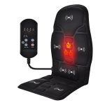 Massager kėdės padas elektrinis &scaron;ildymas vibruojantis gimdos kaklelio kaklo užpakalinis kūno pagalvėlė Massagas automobilių namų juosmens čiužinys black, US Plug