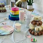 '1vnt 4 pakopų macaron bok&scaron;tas'