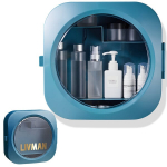 Prie sienos tvirtinama organizacinė lentyna grožio prekėms LIVMAN A09