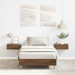 vienvietė lova，suaugusiųjų lova,Lovos rėmas Be Čiužinio 75x190 cm Inžinerinė mediena CFE6068063