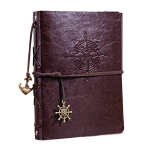 Giclee canvas, pictures,Scrapbook Album - DIY Vintage Self Adhesive Wedding Guest Book, Travel Memory Album, Gifts,Style 1 coffee