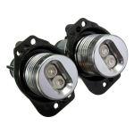 CSPARKV LED Angel Eyes LED lemputė 2vnt 12W Halo Ring Marker Light Angel Eyes Lemputės E90 E91 2005-2008 Auto LED lempos Priekiniai žibintai Dieniniai žibintai Mėlyna &scaron;viesa