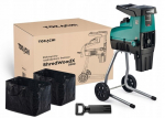 Elektrinis savaime įtraukiantis smulkintuvas Tokachi ShredWoodX 3500, 3500 W, su malimo sistema ir dviem 60 l mai&scaron;ais