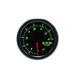 Universalus 2" 52 mm tacho matuoklis ir 7 spalvų LED automobilio tachometras, 0&ndash;8000 RPM rodyklė benzininiam varikliui