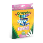 Markeriai - CRAYOLA - Skalbiami pastelai - 12 vnt. - Vidutinė smaigalys - Nepraeinantis