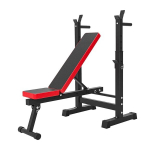 Įstrižas treniruočių suoliukas su &scaron;tangos stovu X-sport