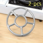 &bdquo;HeatGuard&ldquo; neslystantis metalinis degiklio žiedas viryklėms.,  Vidinis apskritimas universalus mažas puodų laikiklis - 2vnt