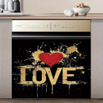 Indaplovės magnetinis dangtelis su ra&scaron;tu &bdquo;Love&ldquo;