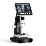 Skaitmeninis mikroskopas su LED ap&scaron;vietimu, Juoda