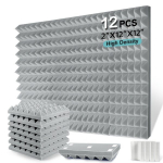 Akustinės putos sienoms, pilka