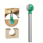 1-7 vnt. 3mm 6mm Kotas Rutulinė Formavimo Freza, Medžio Drožybos Poliravimo Galvutė, 4 vnt. Ilgas 6 mm kotas