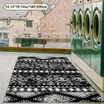 Bohemi&scaron;kas geometrinis kilimas, 55,12 * 78,74 colio / 140 * 200 cm