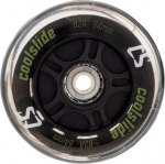 Riedučių ratukai Coolslide, 84 mm,juodas, 4 vnt.