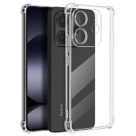 Smūgiams atsparus dėklas - Xiaomi Redmi Note 14 4G - Sustiprinti kampai - Lengvas dizainas - Skaidrus