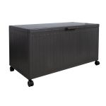 Lauko daiktadėžė Home4you Mirador, 142x72x80 cm, pilka
