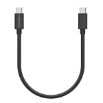 Kabelis 20cm USB-C USB-C Juodas Samsung Galaxy NOTE 8 / NOTE 9 / NOTE 10 Phonillico&reg;