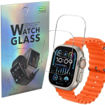 Apsauginis stiklas Apple Watch ULTRA 2 49 mm [Pakuotė 2] Ekrano apsauginis filmas i&scaron;maniajai laikrodžiai Phonillico&reg;