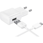 USB-C laidas - Phonillico&reg; - Suderinamas su Huawei P30/P30 PRO/P30 LITE - 1m - 2A kroviklis - Baltas
