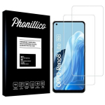Grūdintas Stiklas Oppo Reno 8 Lite 5G [Pakuotė 2] Ekrano Apsauginis Filmas Phonillico&reg;