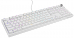 Genesis Thor 404 Mechanical Gaming Keyboard Wired US White USB Outemu Peach Silent