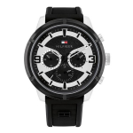 I&scaron;manusis laikrodis Tommy Hilfiger Vyrams Multi-dial laikrodis, Juodas
