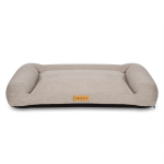 &Scaron;uns guolis Dogeste Teddy avių vilnos imitacija pilkos spalvos XL 100x65 cm