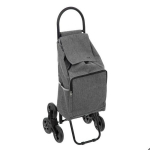 Apsipirkimo vežimėlis - Penki - Nomadas - 6 ratai - Metalas - H 99 cm - Pilkas