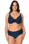 Bikini liemenėlė moterims, Vivisence, maudymosi kostiumėlis, bikinio vir&scaron;us, be modelio, mink&scaron;tos liemenėlės kau&scaron;eliai, užsegamas nugaroje, tamsiai mėlyna, 75H, 75H