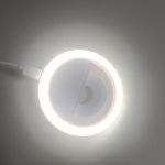 Ne&scaron;iojamas LED selfi &scaron;viesos žiedas, Baltas