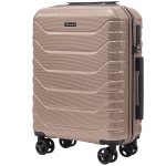 WINGS Mažasis kabininis lagaminas ant 4 ratukų, 100% polikarbonatas, patvarus ir talpi