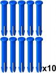 10x kai&scaron;čiai bestway intex baseinams, mėlyni, 65mm, 10 vnt. komplektas