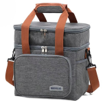Termoizoliacinis pikniko krep&scaron;ys Brivilas Lunch Box 13,5l, pilkas