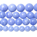 Akmeniniai karoliukai, 91 vnt, 8mm/approx 46pcs