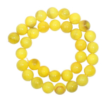 Chalcedono karoliukai, 12 mm (0,472 colio) apie 30 vnt