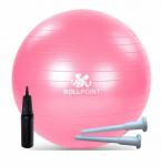 Gimnastikos kamuolys fitness 55 cm + pompa | skirtas pratimams ir reabilitacijai